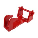 Acoplador de enganche de cuello de cisne con bloqueo para remolque pesado, transportador de vehículos recreativos, Red Without Lock