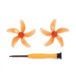 1 par de paletas de 5 aspas para dron DJI Neo RCSTQ, repuesto de liberación rápida