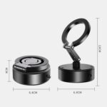 Soporte para teléfono móvil con ventosa eléctrica M17 para coche, plegable, giratorio, magnético, para navegación - Imagen 3