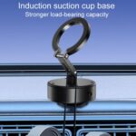 Soporte para teléfono móvil con ventosa eléctrica M17 para coche, plegable, giratorio, magnético, para navegación - Imagen 4