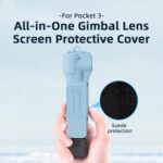 Tapa de lente BRDRC para DJI OSMO Pocket 3, estuche para cámara, protector de pantalla, accesorios - Imagen 3