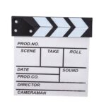 Tablero de madera para director de fotografía, para grabar vídeos, películas, escenas de la ciudad, Small P White