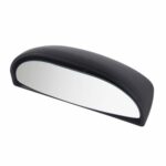 Espejo retrovisor para coche de entrenamiento más espejo para puntos ciegos Espejo retrovisor para coche pequeño y redondo, Black