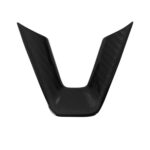 Parche para volante de fibra de carbono para modificación interior de coche Tesla Model 3, Glossy