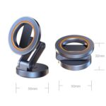 JK-319 Soporte universal plegable para teléfono móvil de coche, soporte magnético giratorio para navegación en el salpicadero del coche - Imagen 2