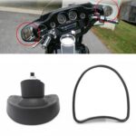 1 par de espejos retrovisores reflectores modificados para motocicleta Harley Street Glide 2014-2019 - Imagen 5