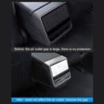 Marco de protección de ventilación de aire acondicionado trasero para el nuevo modelo 3/Y de Tesla, Matte Black - Imagen 3