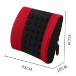 Cojín lumbar de masaje eléctrico universal para automóvil Almohadilla de soporte lumbar para automóvil - Imagen 3