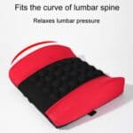 Cojín lumbar de masaje eléctrico universal para automóvil Almohadilla de soporte lumbar para automóvil - Imagen 4