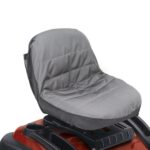 Funda de tela Oxford para asiento de tractor cortacésped, Gray