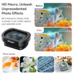 Accesorios de filtro magnético aMagisn para DJI Pocket 3, 10X Macro Lens, 0.72X Wide Lens - Imagen 4