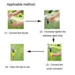Adaptador de grifo universal de 4/5 puntos para accesorios de jardinería y lavado de automóviles Karcher - Imagen 5