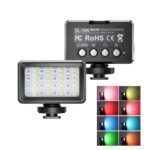 Luz de relleno de 40 LED, 40 m de profundidad impermeable para cámaras deportivas, SL-105RGB
