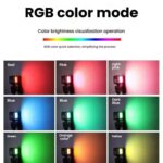 Luz de relleno de 40 LED, 40 m de profundidad impermeable para cámaras deportivas, SL-105RGB - Imagen 4
