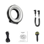 Anillo de luz de profundidad SeaFrogs SL-108 de 40 m, resistente al agua, para fotografía subacuática, con 5 modos de iluminación, SL-108 Black, SL-108 Red