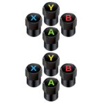 2 juegos de tapas de válvulas de neumáticos de aluminio para modificación de automóviles, Alphabet Model