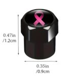 2 juegos de tapas de válvulas de neumáticos de aluminio para modificación de automóviles, Auspicious Clouds, Colorful Ribbon - Imagen 3