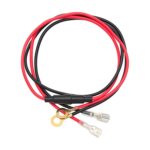Cable de alimentación con terminal tipo O de resorte enchufable de 10 A y 60 cm para modificación del cargador de coche