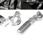 Estriberas plegables para modificación de motocicletas Harley, protección para pies, pedales con clavos. - Imagen 4