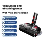 Cabezal de trapeador eléctrico 4 en 1 con luz UV esterilizadora y tanque de agua, For Dyson V12 Slim / V10 Slim - Imagen 2
