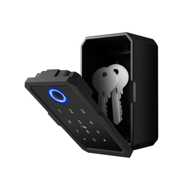 TBD0605846502.jpg Caja de llaves inteligente con Bluetooth compatible con desbloqueo por huella dactilar, aplicación, contraseña y tarjeta IC, TTLOCK App - Imagen 1