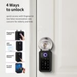 Caja de llaves inteligente con Bluetooth compatible con desbloqueo por huella dactilar, aplicación, contraseña y tarjeta IC, Tuya App - Imagen 4