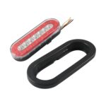 6 Inch Trailer Taillight 12V Multi-function RV Width Light, 2pcs+Heat Shrink Tube - Imagen 2
