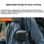 PGYTECH Dustproof Drop-proof Camera UV Filter Storage Bag - Imagen 4