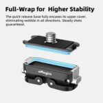 aMagisn Mini Quick Release Mount for Sports Cameras, 2-claw Main Body - Imagen 6