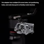 Adaptador de zapata fría con abrazadera NATO de liberación rápida XILETU para estabilizador de la serie DJI Ronin - Imagen 5