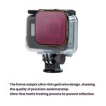 For GoPro 5/6 PGYTECH Deep Diving Snorkeling Filter Waterproof Case - Imagen 4
