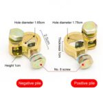 Thickened Copper Battery Clip Automotive Battery Stake Multi-Function Connector, 1pair - Imagen 3