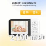3.2 inch LCD Wireless Video Baby Monitor 2 Way Audio Talk Night Vision Surveillance Security Camera, AU Plug - Imagen 4