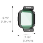 For DJI Flip BRDRC Lens Filters Protective Lens Accessories, ND16 - Imagen 3