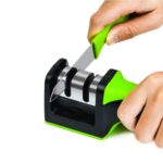 Afilador de cuchillos de cerámica con mango cuadrado, Knife Sharpener (Grey), Knife Sharpener (Green), Knife Sharpener (Red) - Imagen 5