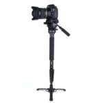YUNTENG VCT-588 Camera Monopod 65-166cm Aluminum Alloy DSLR Tripod Stand With Hydraulic Ball Head - Imagen 2