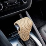 Universal Car Gearshift Cover Interior Accessories, T-type Beige