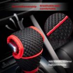 Universal Car Gearshift Cover Interior Accessories, T-type Coffee - Imagen 6