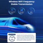 Carlinkit Original Car Wired To Wireless Carplay Adapter, SE - Imagen 3