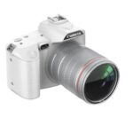 D5 HD WiFi Digital Camera 64MP Dual Camera Night Vision Photography Video DV, Standard White - Imagen 2