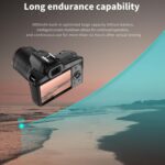 D5 HD WiFi Digital Camera 64MP Dual Camera Night Vision Photography Video DV, Standard+Microphone - Imagen 17