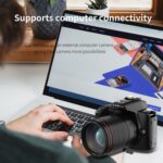 D5 HD WiFi Digital Camera 64MP Dual Camera Night Vision Photography Video DV, Standard+Microphone - Imagen 18