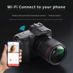 D5 HD WiFi Digital Camera 64MP Dual Camera Night Vision Photography Video DV, Standard+Microphone - Imagen 7