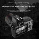 D5 HD WiFi Digital Camera 64MP Dual Camera Night Vision Photography Video DV, Standard+Microphone - Imagen 8