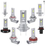 2pcs Mini 1:1 Direct Plug Car LED Headlight Bulb, 9006 - Imagen 2