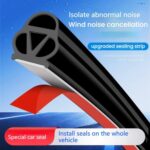 Truck Door Seam Large D Triangle Reinforced Waterproof Rubber Seal Strip, For Truck Door 5m - Imagen 2