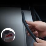 Car B-pillar Waterproof Anti-collision Sound Insulation Sealing Strip, 1.8m SUV/MPV Adhesive Type - Imagen 3