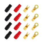 Juego de fundas blandas de aislamiento para terminales de latón para modificación de audio de coche - Imagen 2