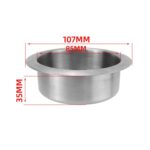 Car Yacht Stainless Steel Modified Cup Holder, A Type 201 Straight Edge 35MM - Imagen 4