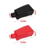 M10 RV Yacht Battery Zinc Alloy Battery Terminal Wiring Clip, Set 2 With Brush - Imagen 4